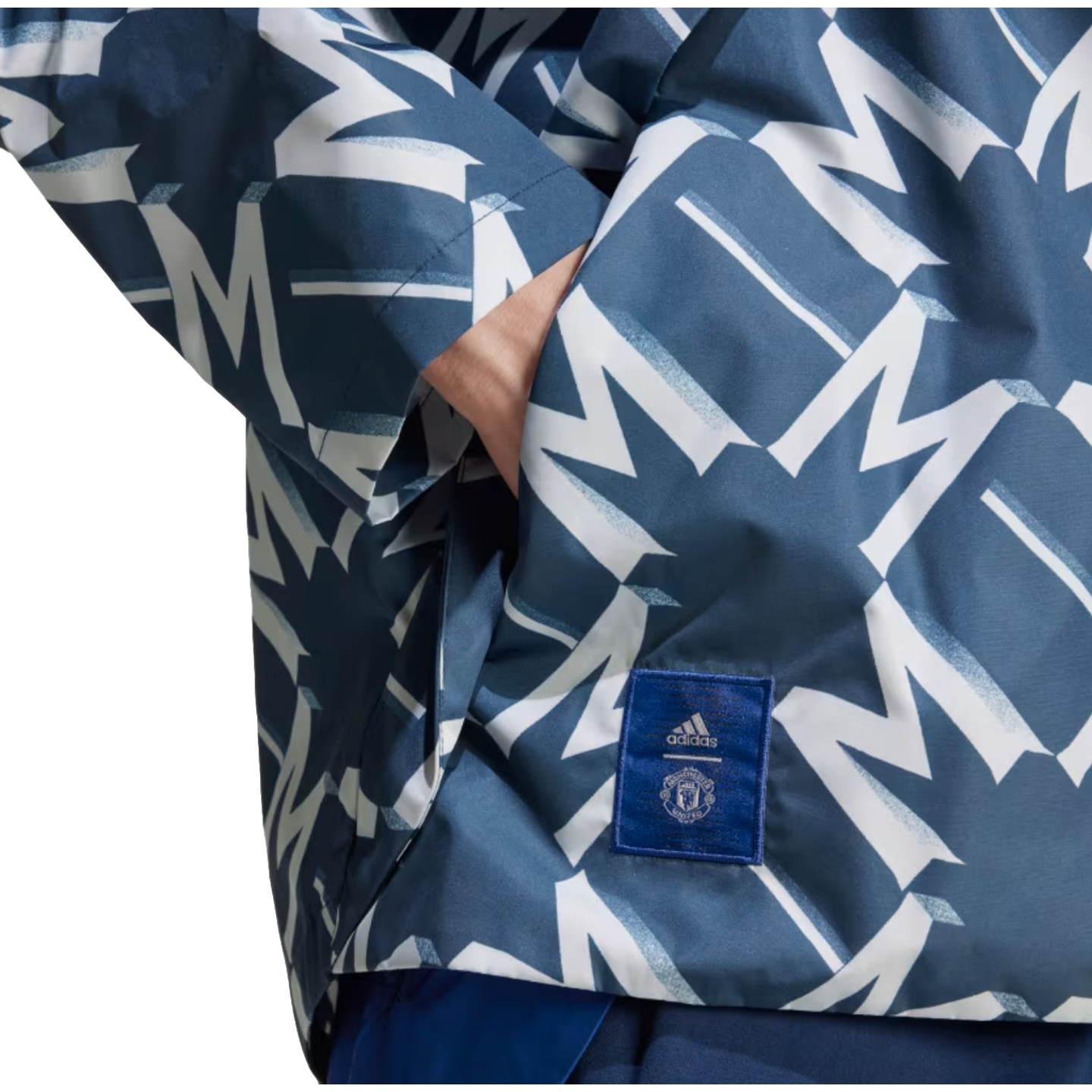 Manchester united adidas windbreaker on sale