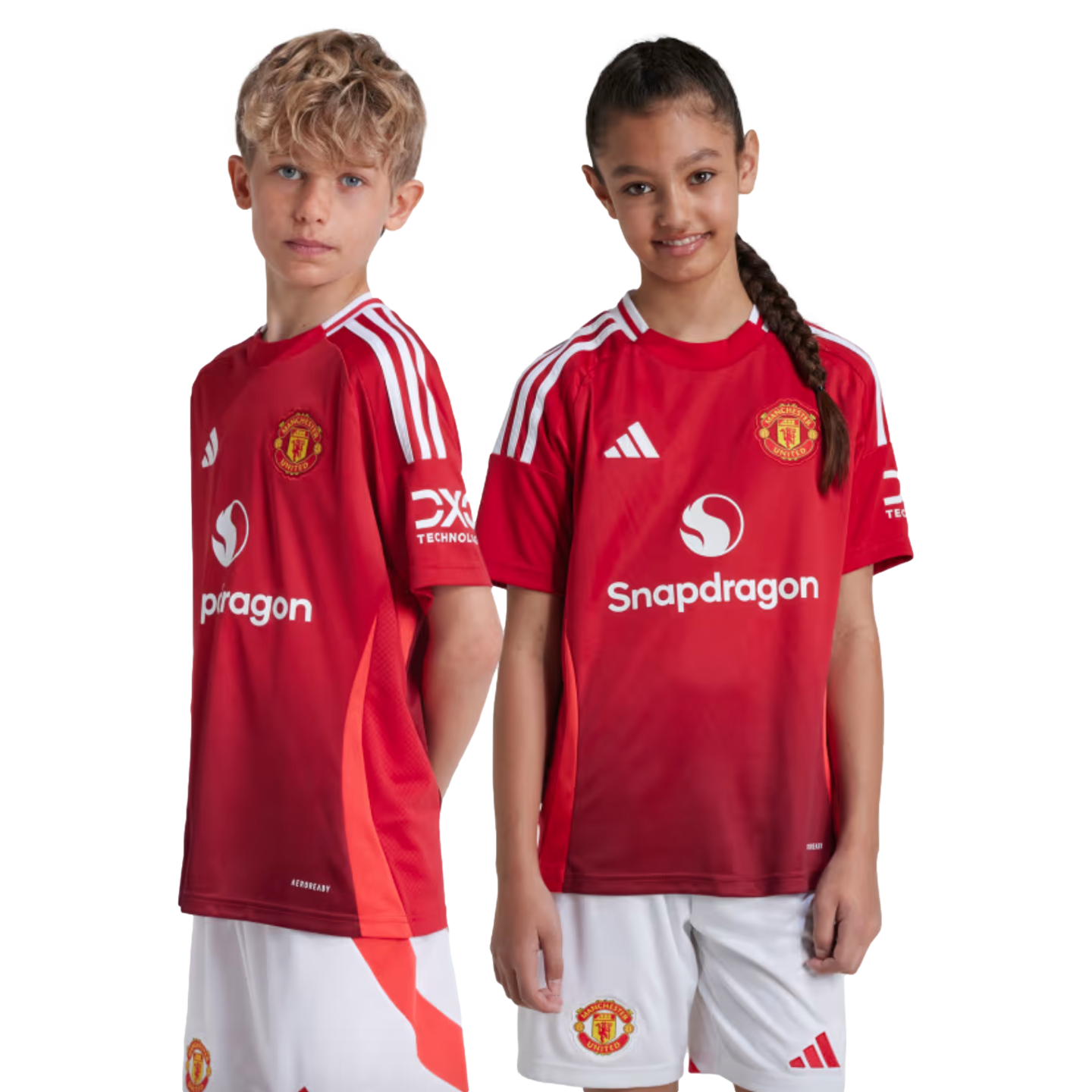 Maillot domicile Adidas Manchester United 24/25 pour jeunes