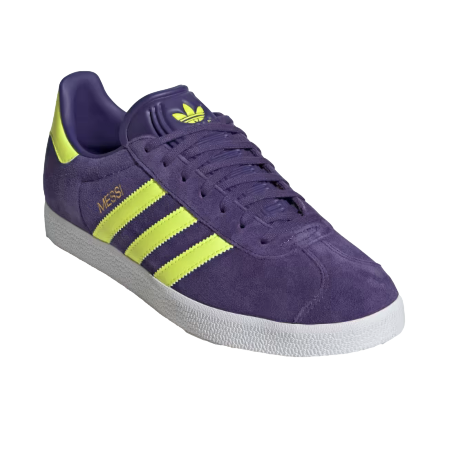 (ADID-IH8164) Chaussures d'intérieur Adidas Gazelle Messi [UNIPUR/LUCLEM/FTWWHT] (Lancement le 10/10/24)