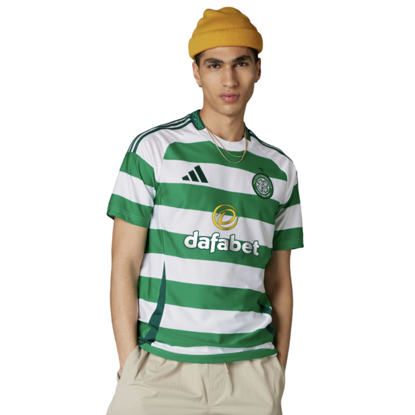 (ADID-IX7863) Maillot domicile Adidas Celtic 24/25 [BLANC, VERT] (Lancement le 17/05/24)