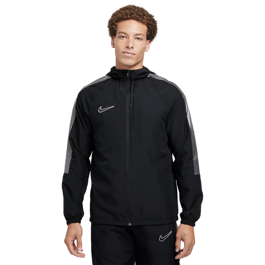 Nike Academy Water Repellant Hooded Jacket Soccer FZ0585-010 Black