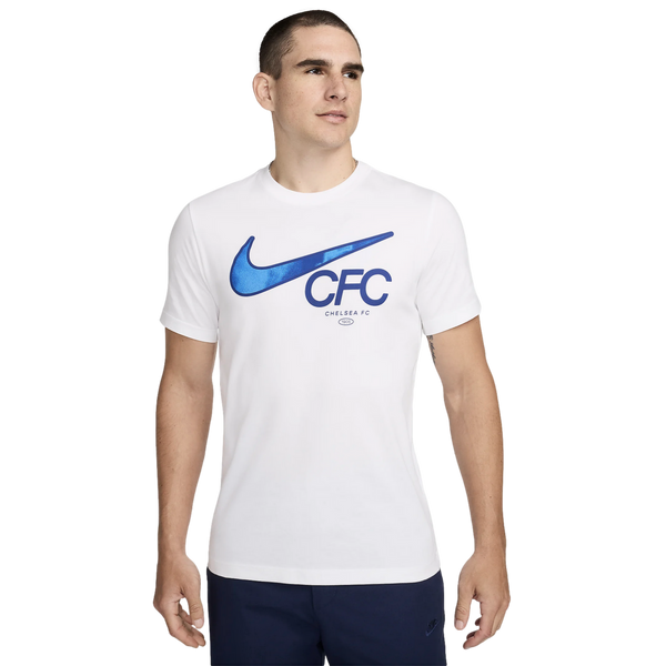Nike Chelsea Swoosh Tee Soccer FV8569-100 White
