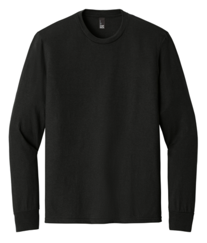 District Youth Perfect Tri Long Sleeve Tee - Black