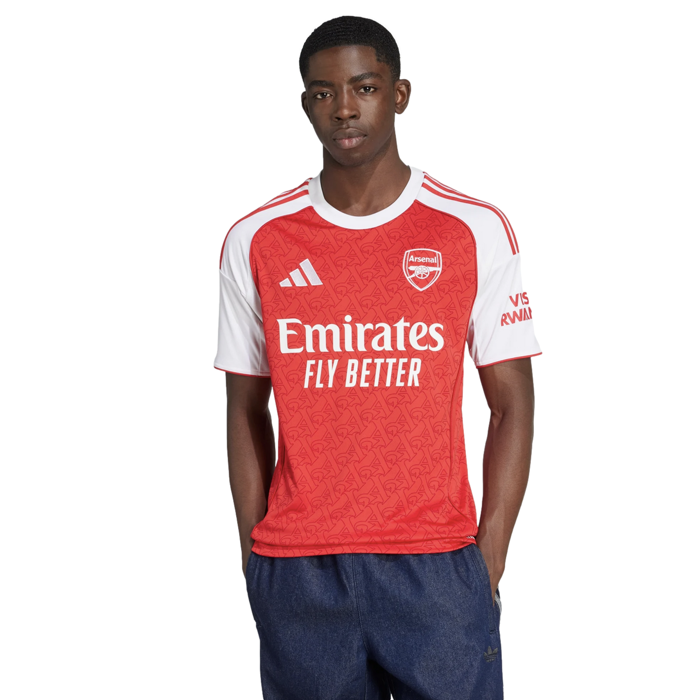 Adidas Arsenal 25/26 Home Jersey Soccer JI9517 Red