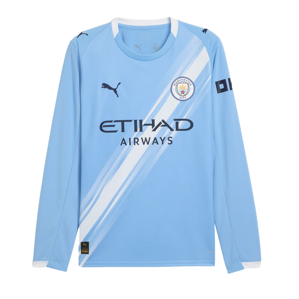 Puma Manchester City 25/26 Long Sleeve Home Jersey Soccer 780339