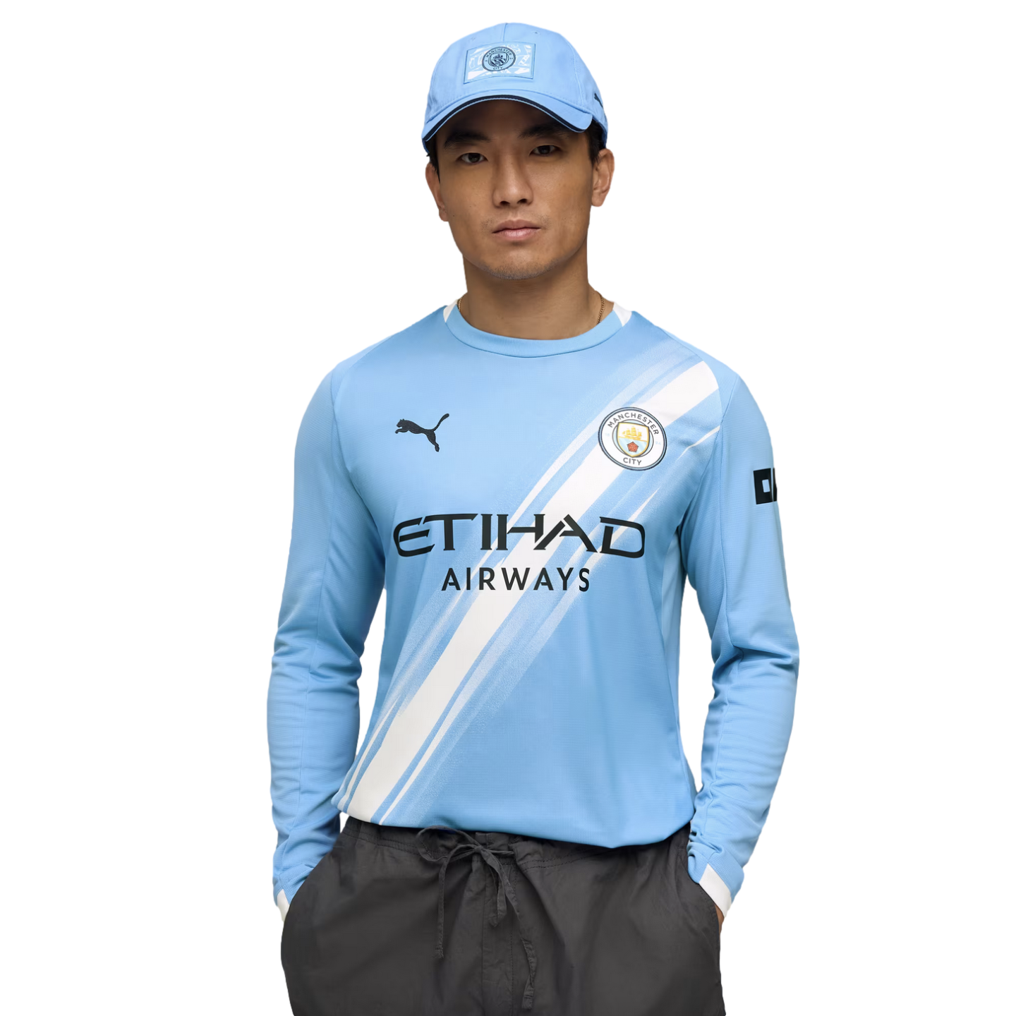 Puma Manchester City 25/26 Long Sleeve Home Jersey 780339-01