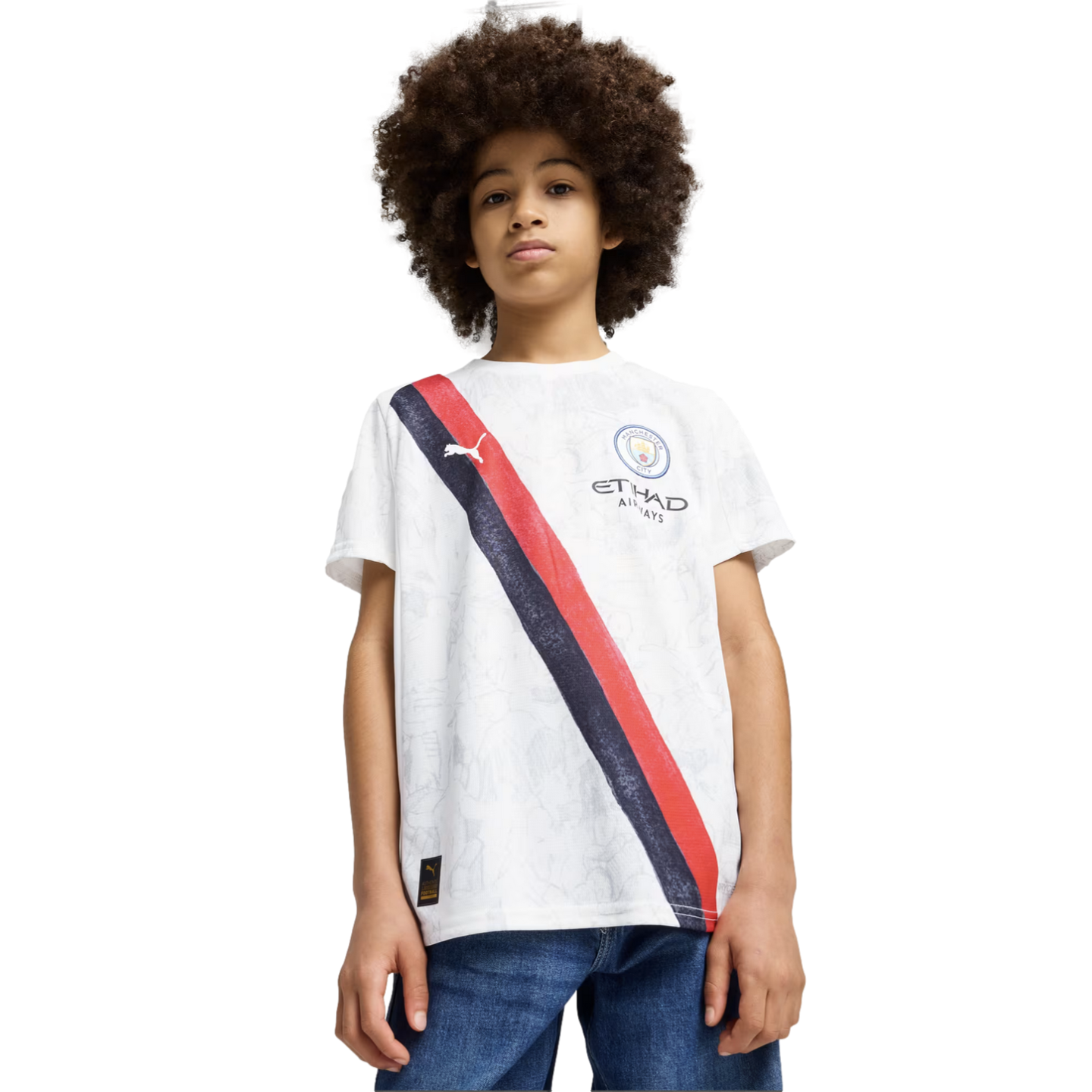 Puma Manchester City x KidSuper 2025 CWC Youth Home Jersey 781141-07