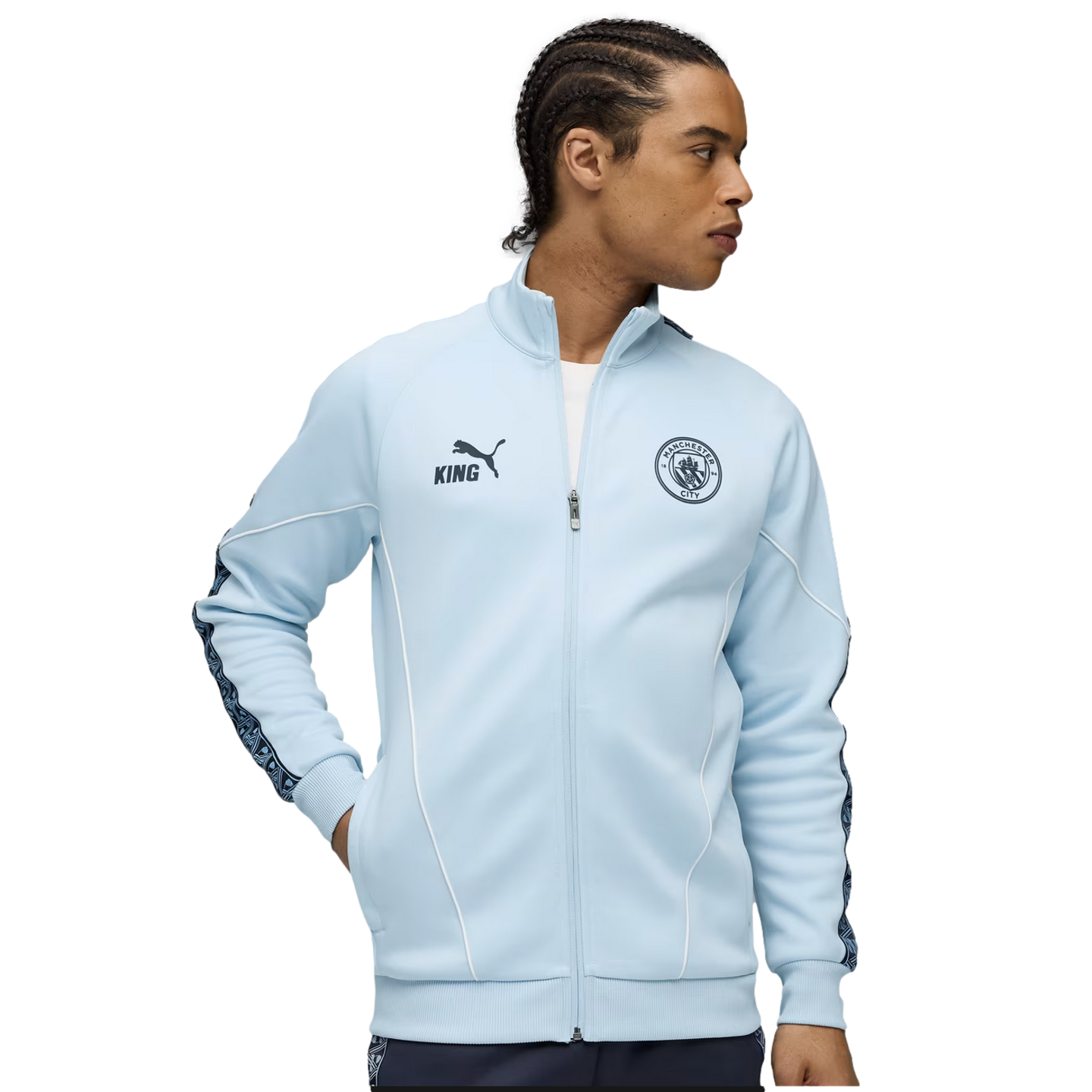 Manchester city anthem jacket トラックジャック Manchester City KING Anthem Men's Soccer Jacket | PUMA