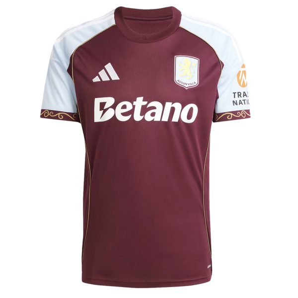 Adidas Aston Villa 25/26 Home Jersey Soccer JN8061 Maroon