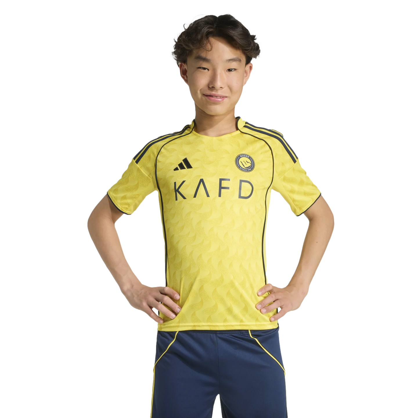Adidas Al Nassr FC 25/26 Ronaldo Youth Home Jersey JN7981