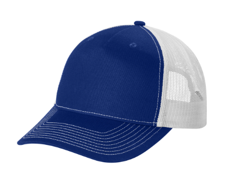 Port Authority Snapback Five-Panel Trucker Cap - Royal