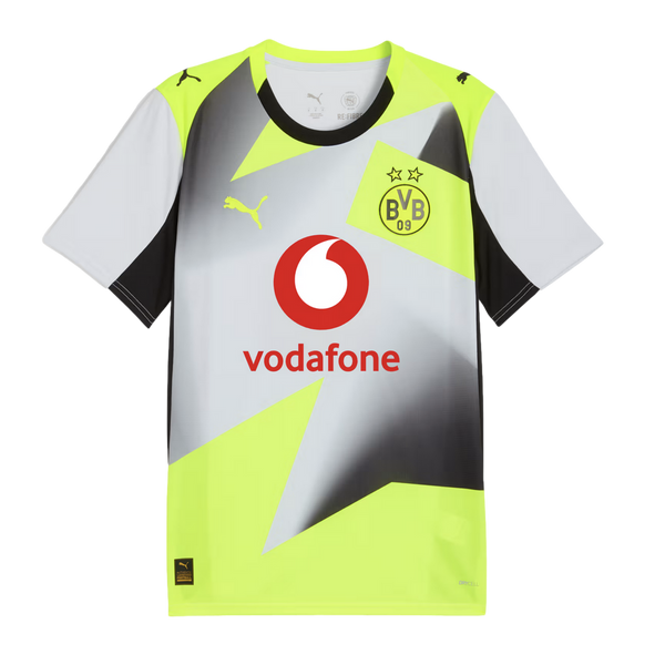 Puma Borussia Dortmund 25/26 Away Jersey Soccer 780104-02 Yellow