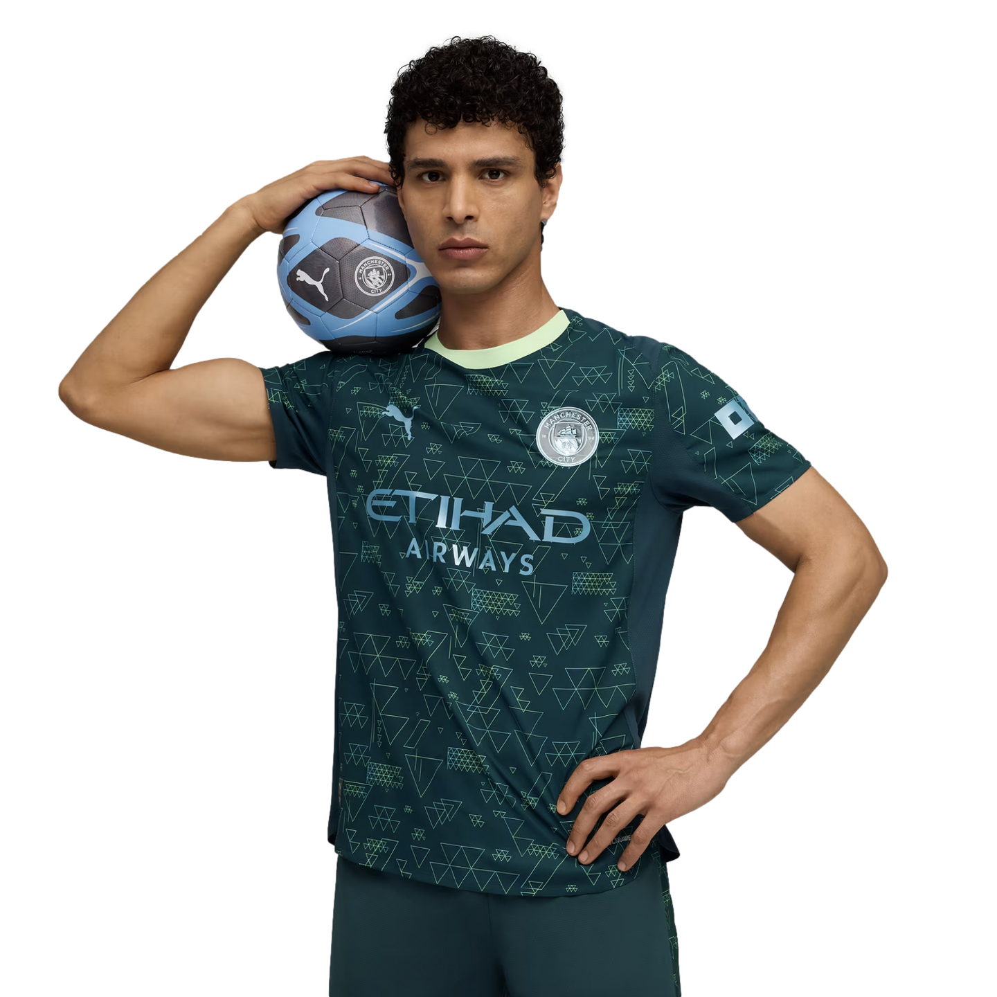 Puma Manchester City 25/26 Authentic Fourth Jersey Soccer 782691