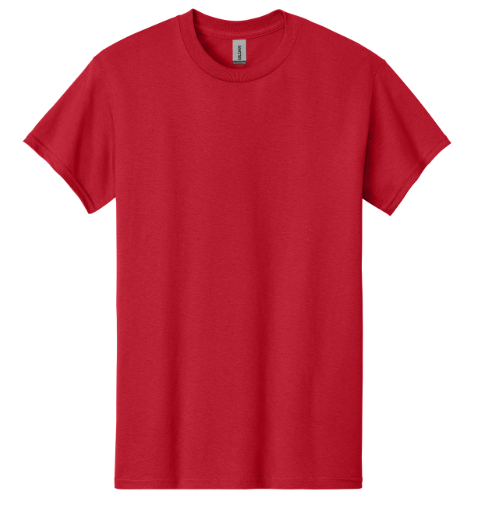 Gildan Heavy Cotton T-shirt - Red