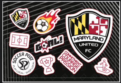 Maryland United Sticker Sheet