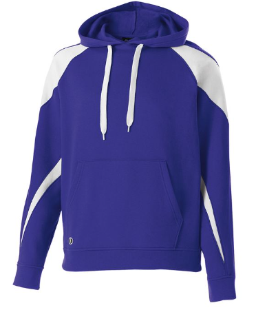 Holloway Prospect Adult Hoodie - Purple/White