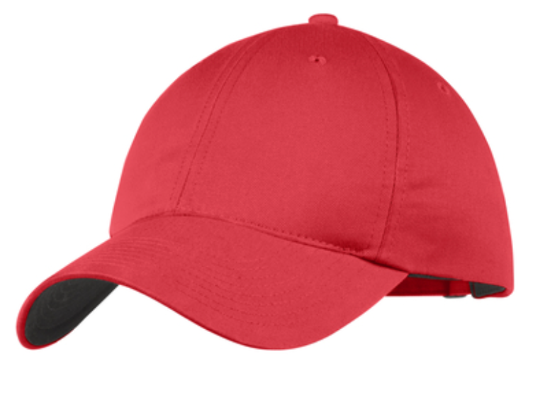 Nike Unstructured Cotton/Poly Twill Cap - Red
