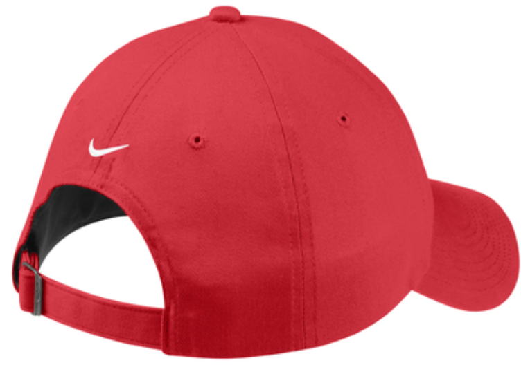 Nike Unstructured Cotton/Poly Twill Cap - Red