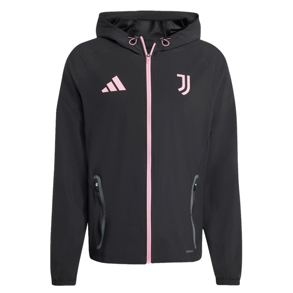 Adidas Juventus Comp Vis Tech Travel Jacket Soccer JV5347 Black
