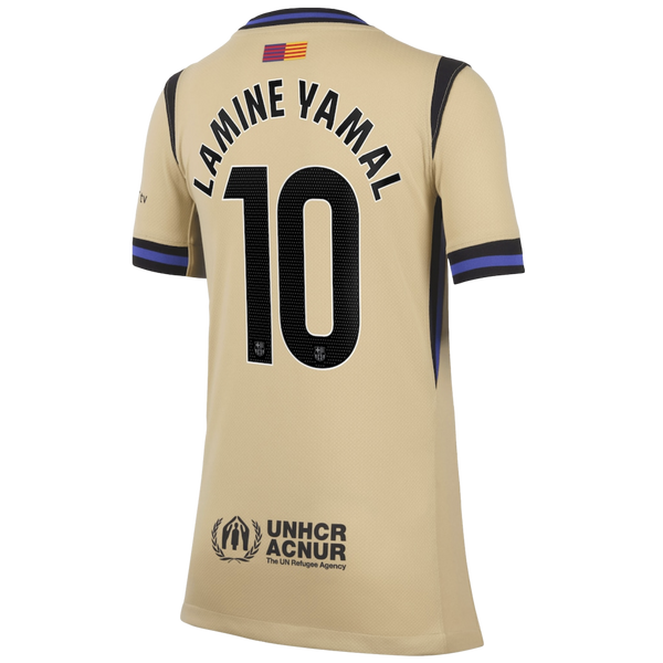 Nike Barcelona 25/26 Lamine Yamal #10 Youth Away Jersey