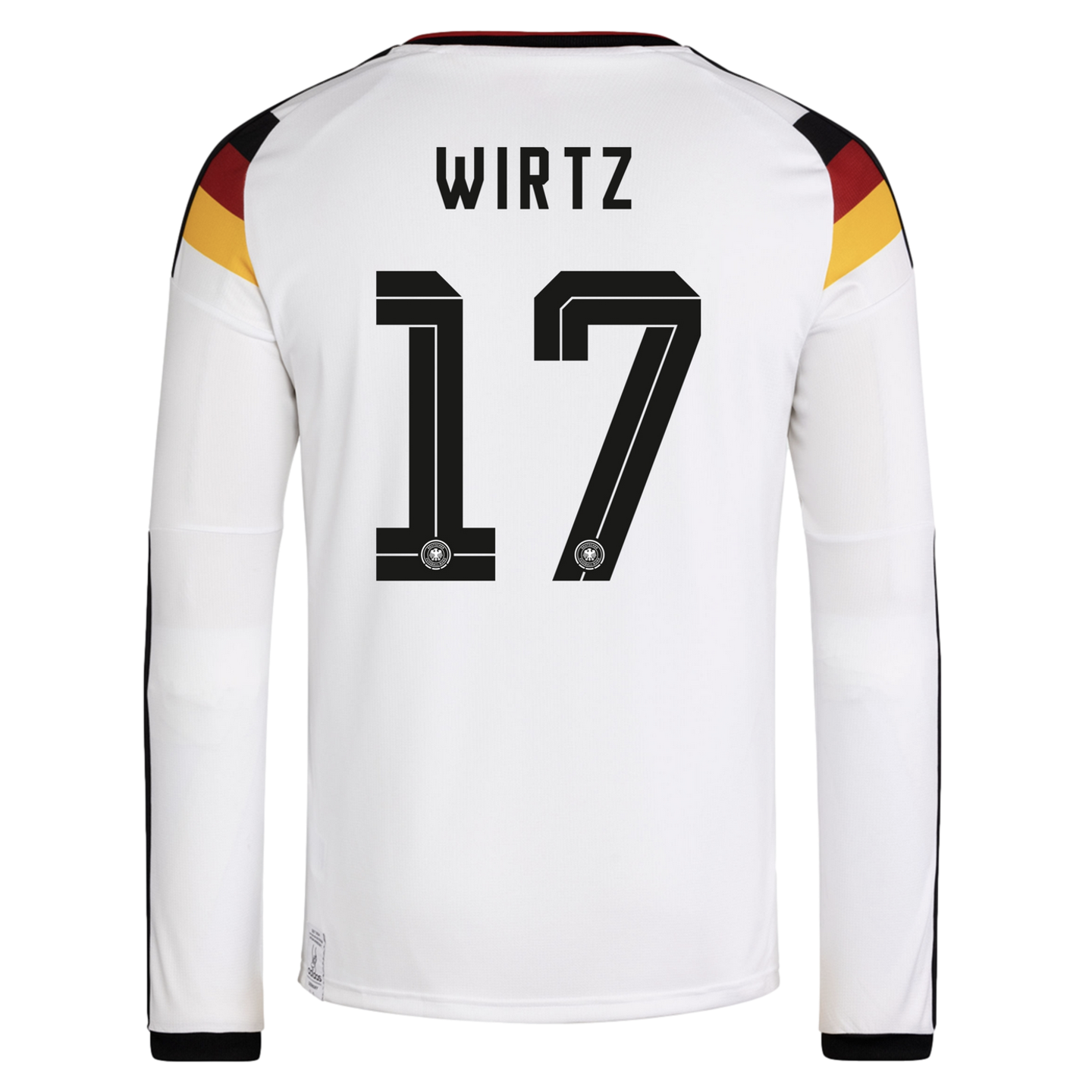 Adidas Germany 2026 Wirtz #17 Long Sleeve Home Jersey