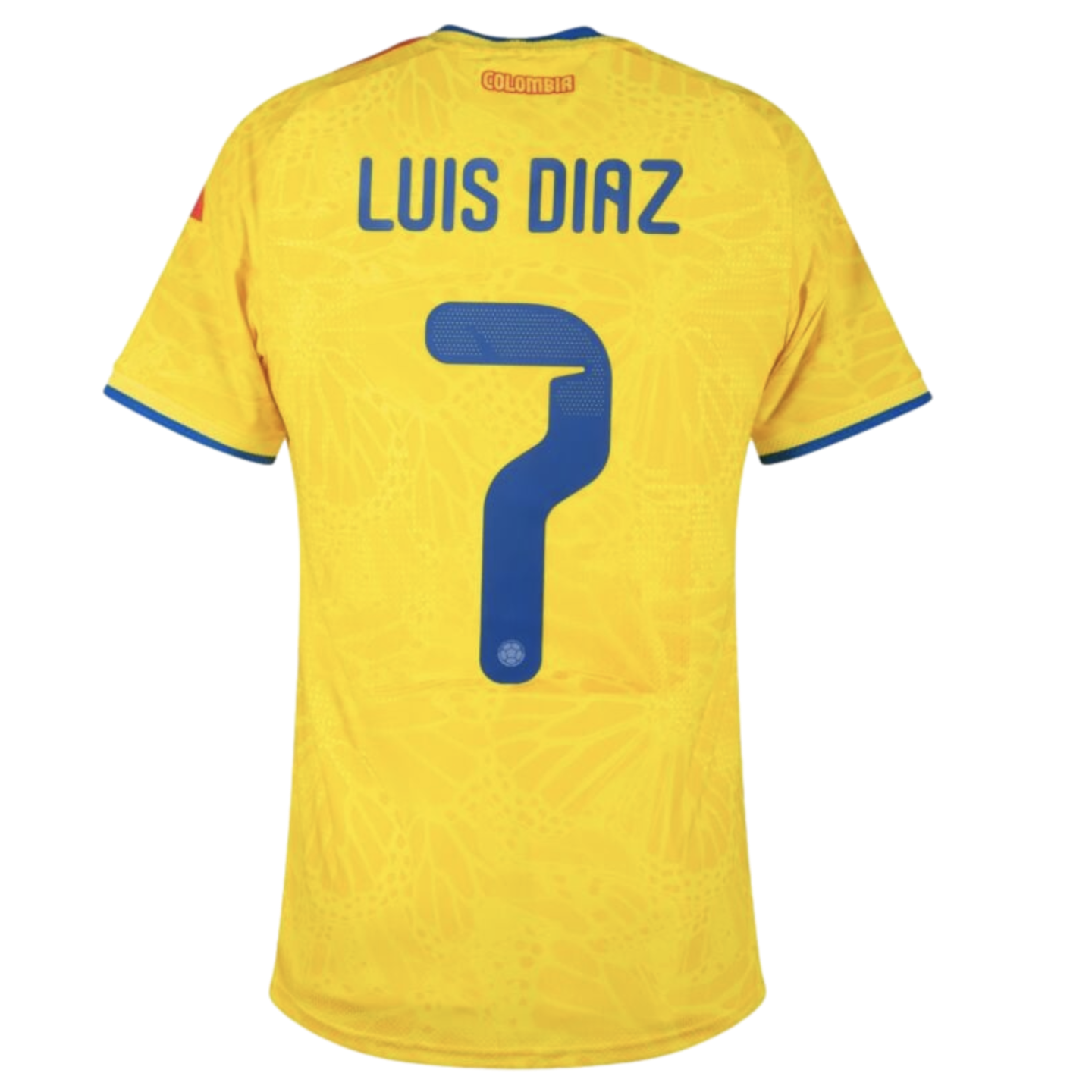Adidas Colombia 2026 Luis Diaz #7 Authentic Home Jersey