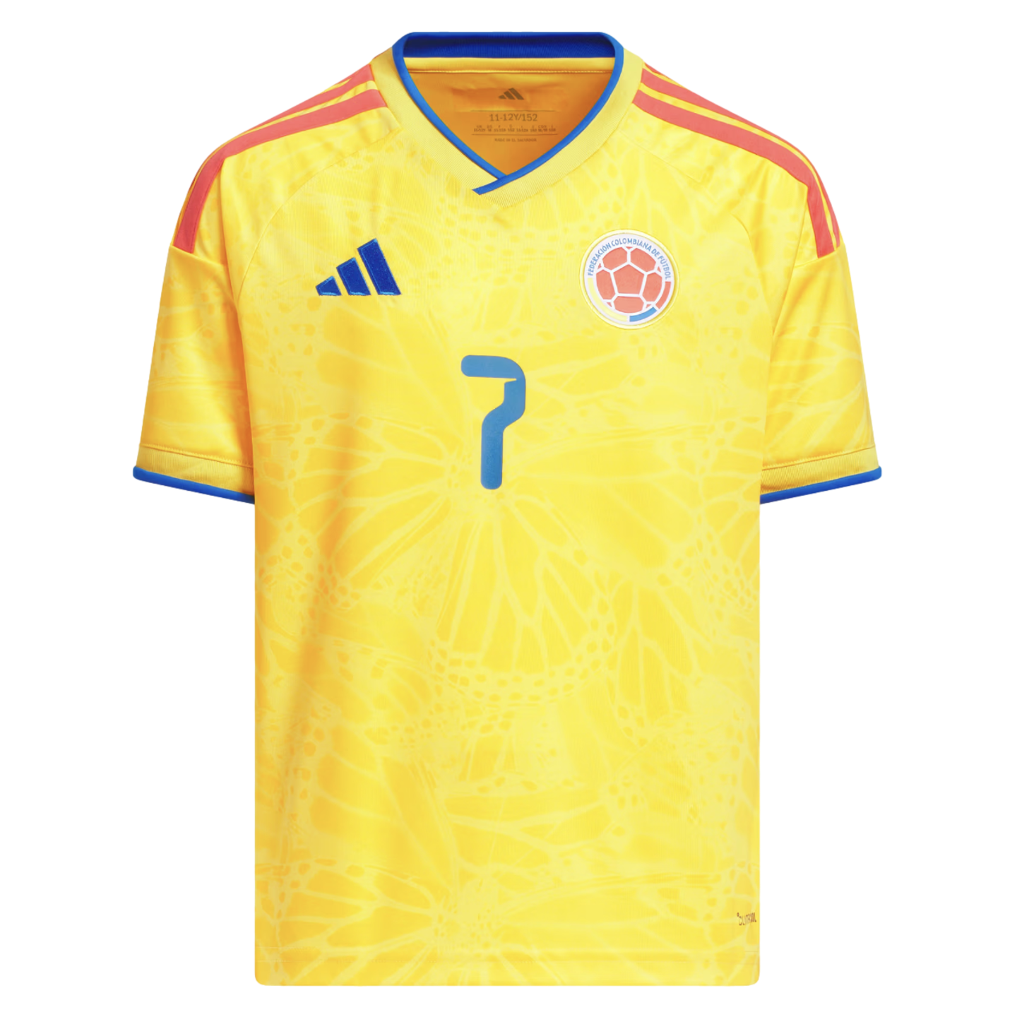 Adidas Colombia 2026 Luis Diaz #7 Youth Home Jersey