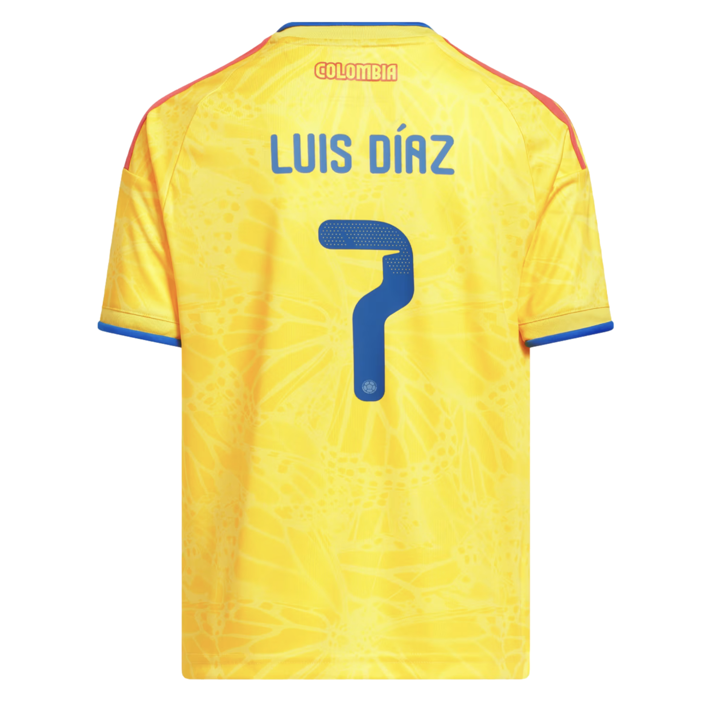Adidas Colombia 2026 Luis Diaz #7 Youth Home Jersey