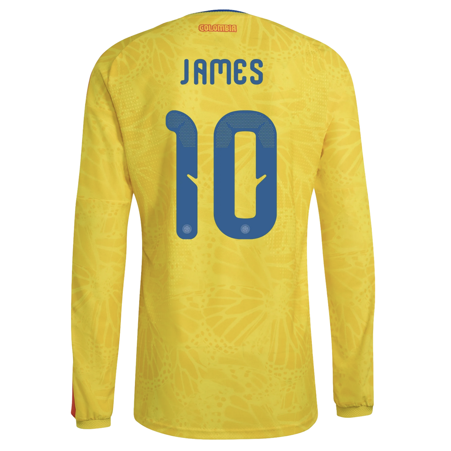 Adidas Colombia 2026 James #10 Long Sleeve Home Jersey