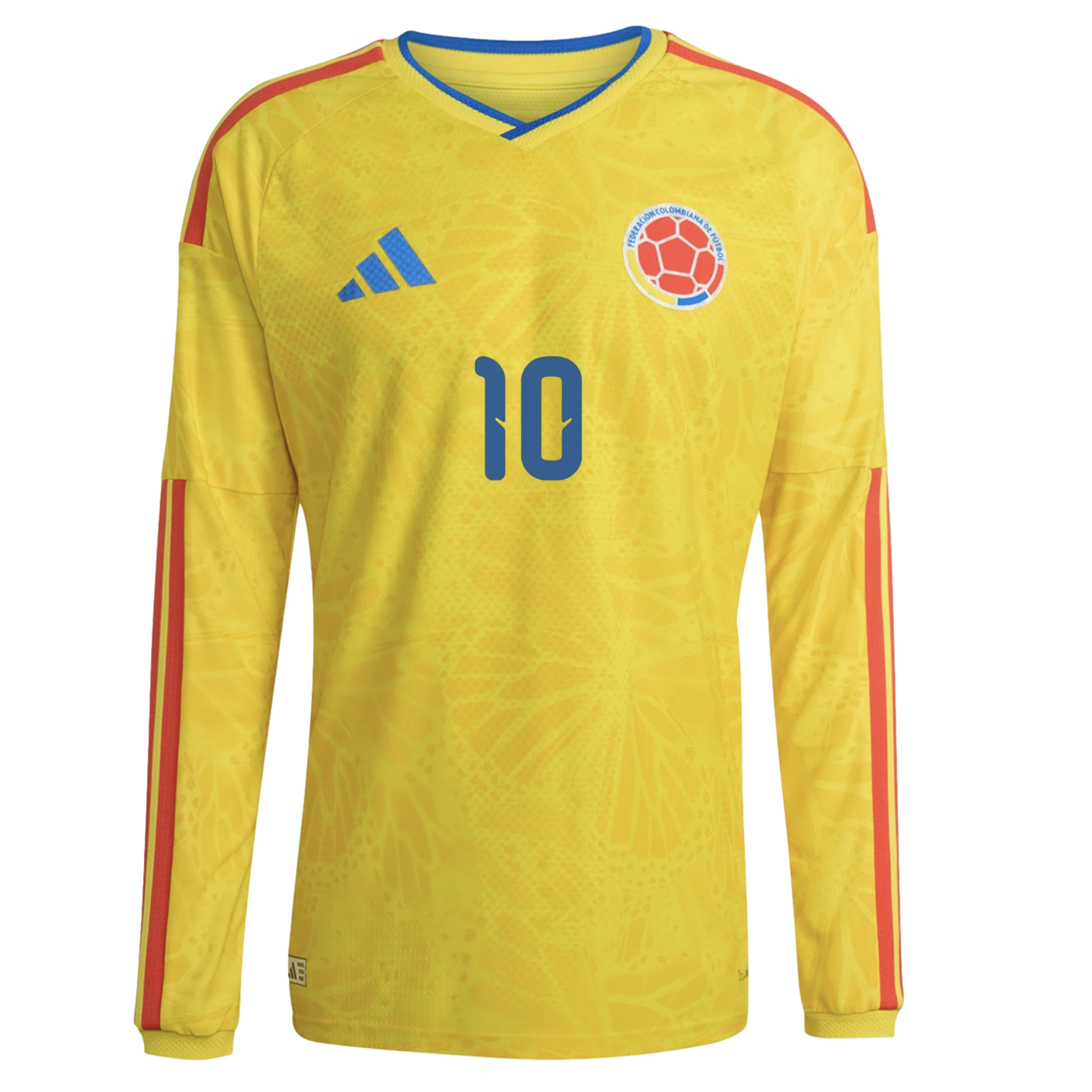 Adidas Colombia 2026 James #10 Long Sleeve Home Jersey