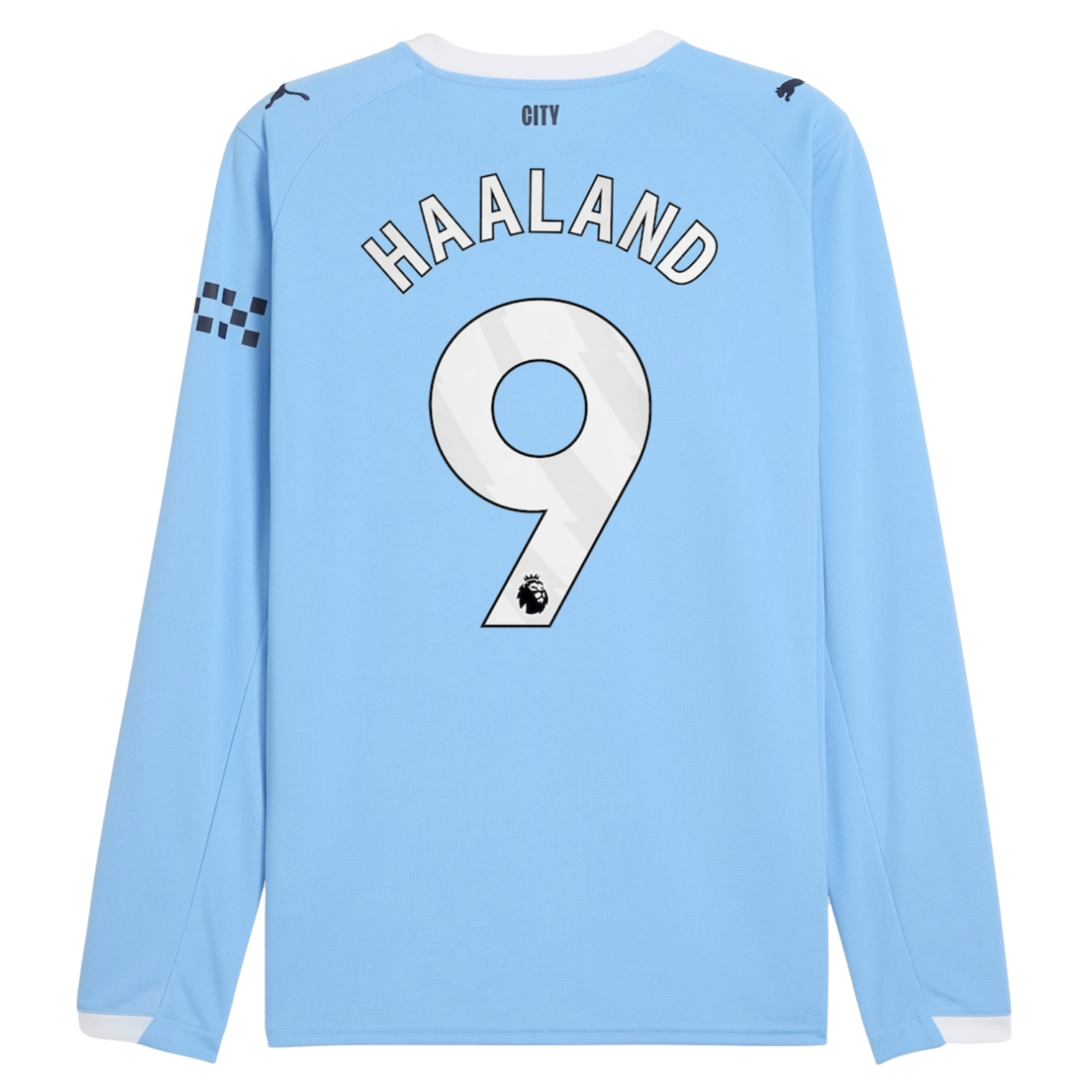 Puma Manchester City 25/26 Haaland #9 Long Sleeve Home Jersey