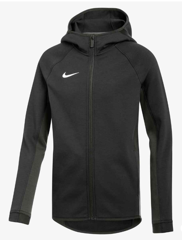 Nike Youth Showtime Full-Zip Hoodie - Black