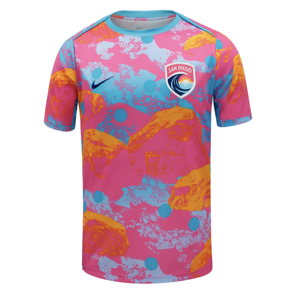 San Diego Wave Youth Pre-Match Jersey Soccer N000169-SDWF Pink