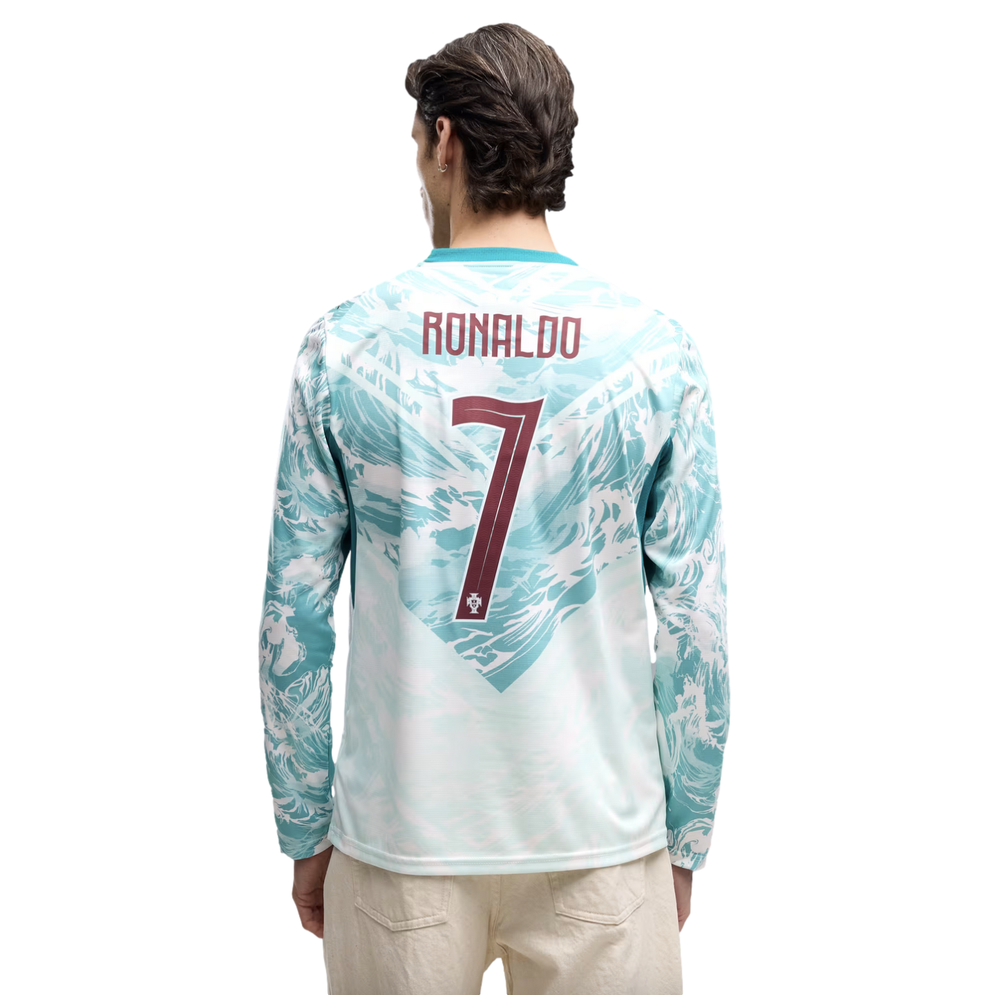 Portugal 2026 Ronaldo Long Sleeve Away Jersey Soccer 788147-77 White