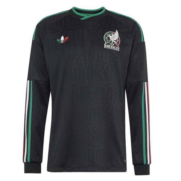 Mexico 2026 Authentic Long Sleeve Jersey Soccer JY7001 Black