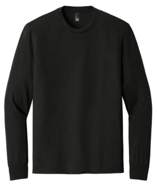 District Adult Perfect Tri Long Sleeve Tee - Black