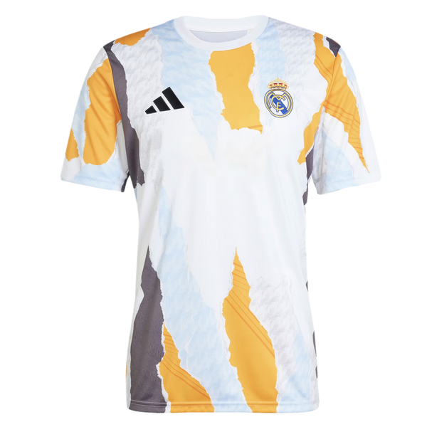 Adidas Real Madrid Pre-Match Jersey Soccer JJ3493 White