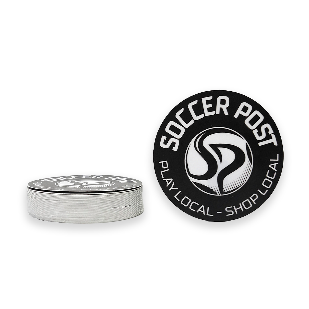 Soccer Post Round Stickers Pack (50 Stickers per Pack)
