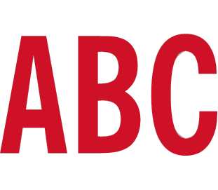 2IN - Team US CLIPPERS  "INITIALS" RED