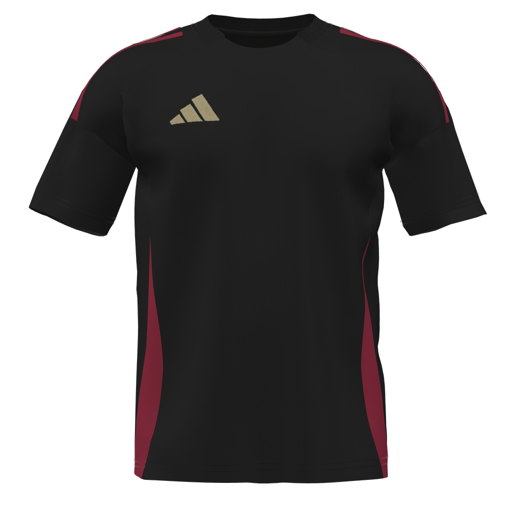 Tiro 24 Custom Jersey Red Star - Black