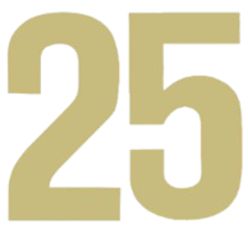 1.5" Team US Thermo Number - Vegas Gold