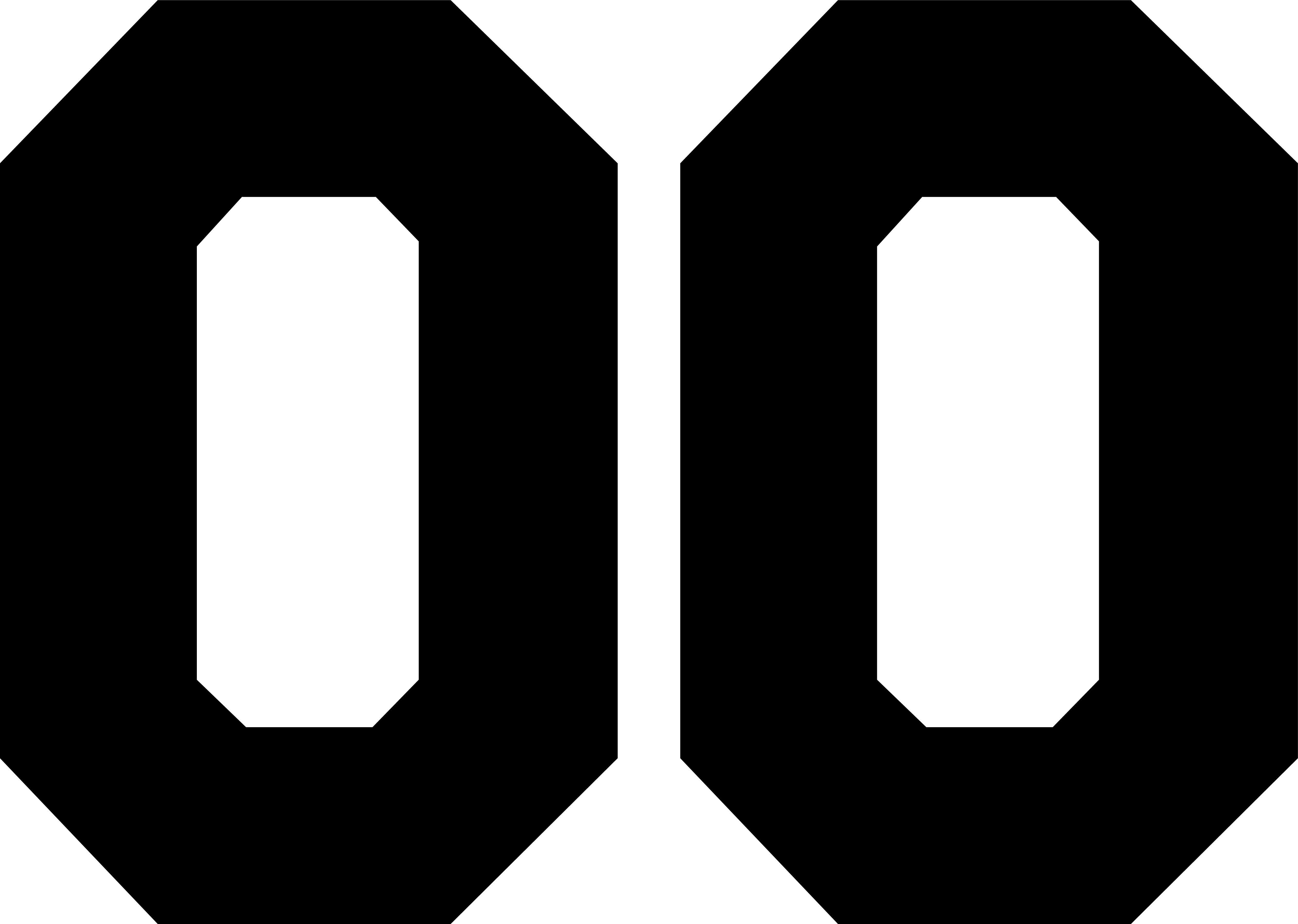 Stahls 8-inch Varsity Number - Black