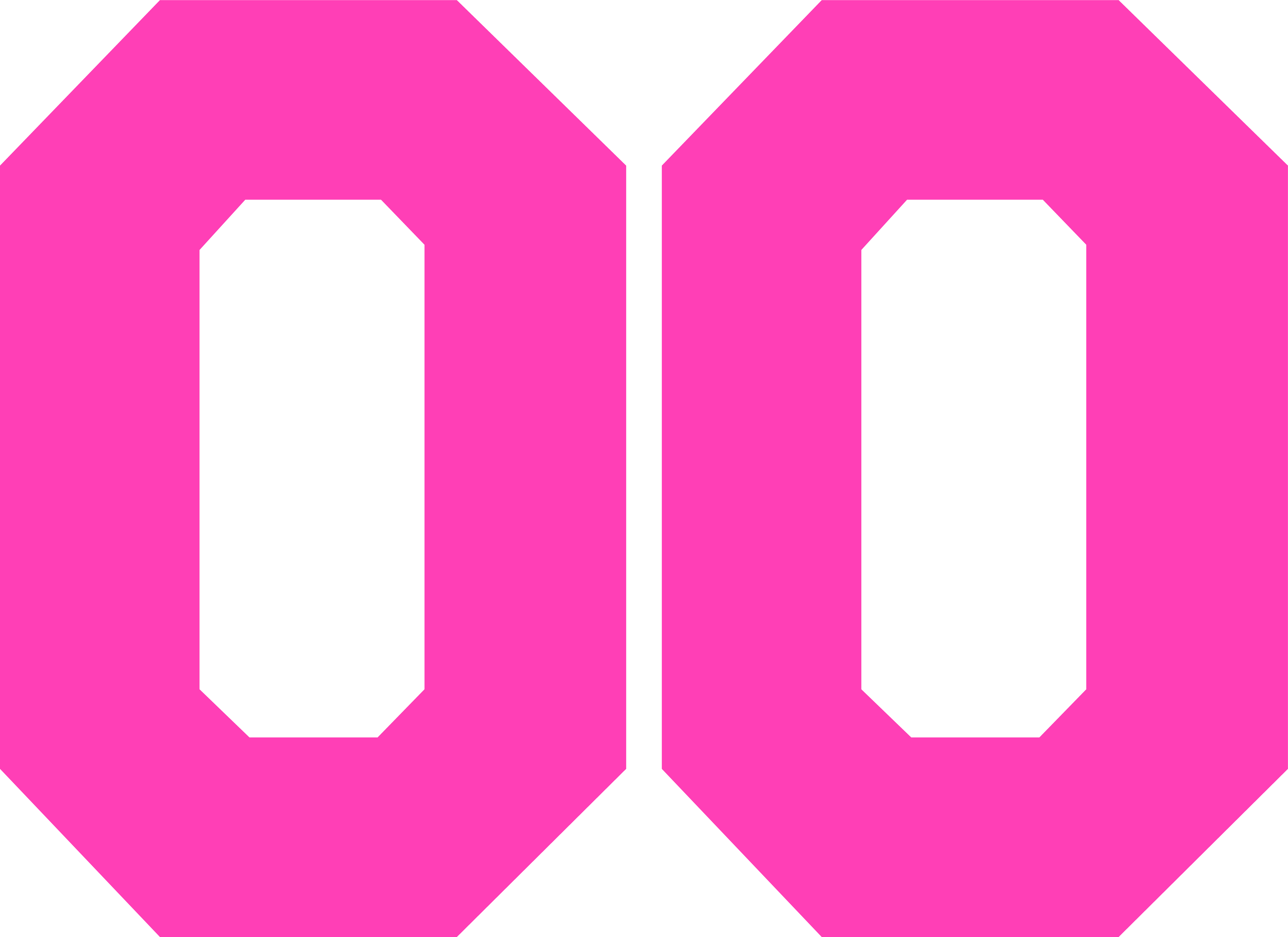 Stahls 8-in Varsity Number - Neon Pink