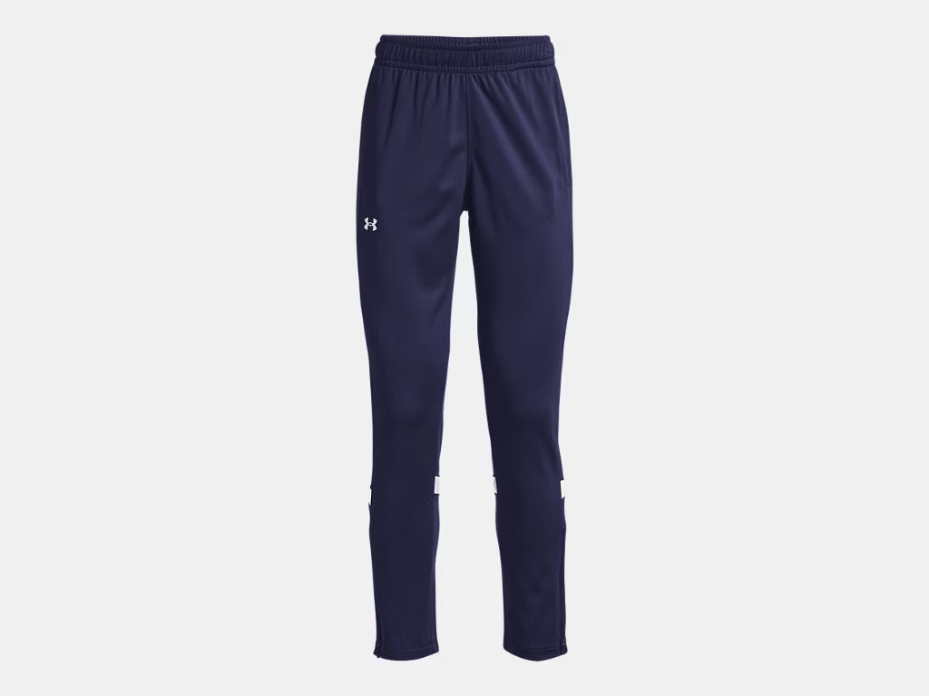 Under Armour Women's Team Knit Warm-Up Pants - Navy Blue 1376888-410