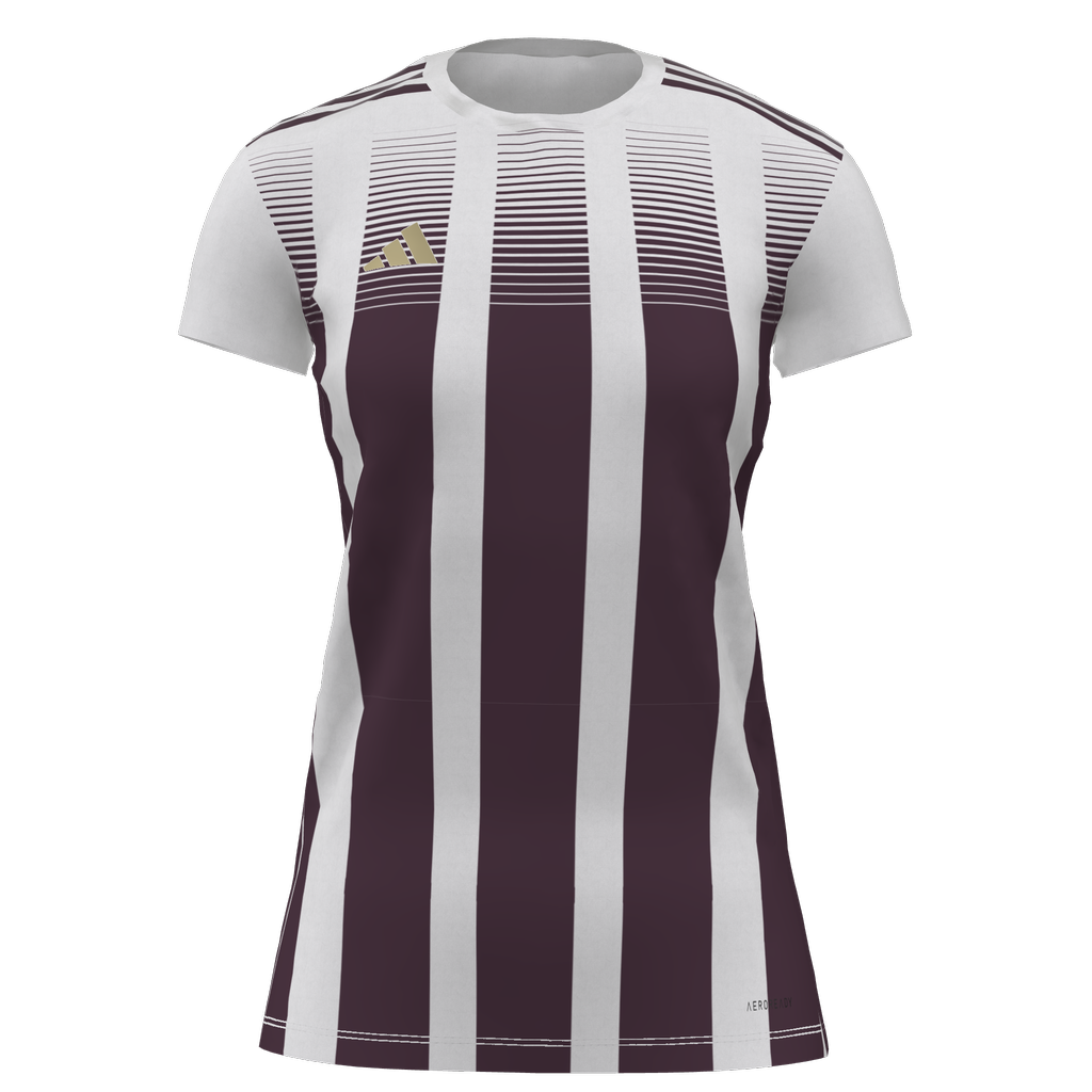 adidas Womens Custom Graphic 25 Jersey Liv Fusion - White