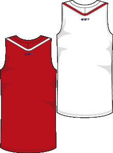 Under Armour Clutch 2 Reversible Jersey - Red UKJ128M-RED/WHITE