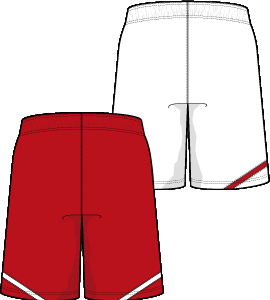 Under Armour Clutch 2 Reversible Short - Red UKS528M-RED/WHITE