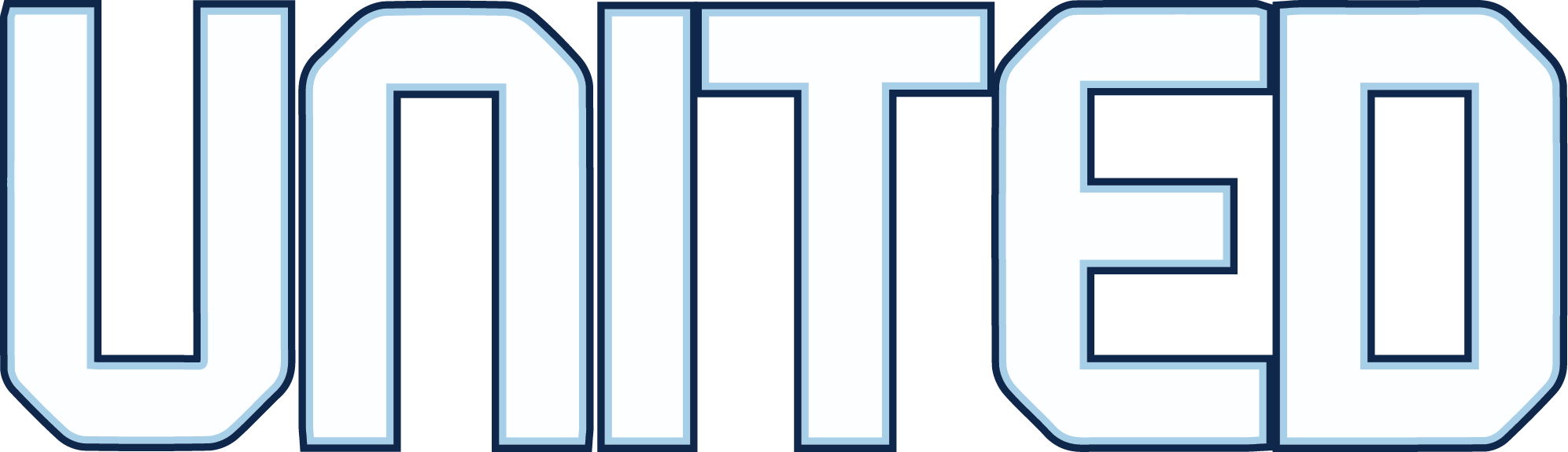 EBU UNITED Text - White