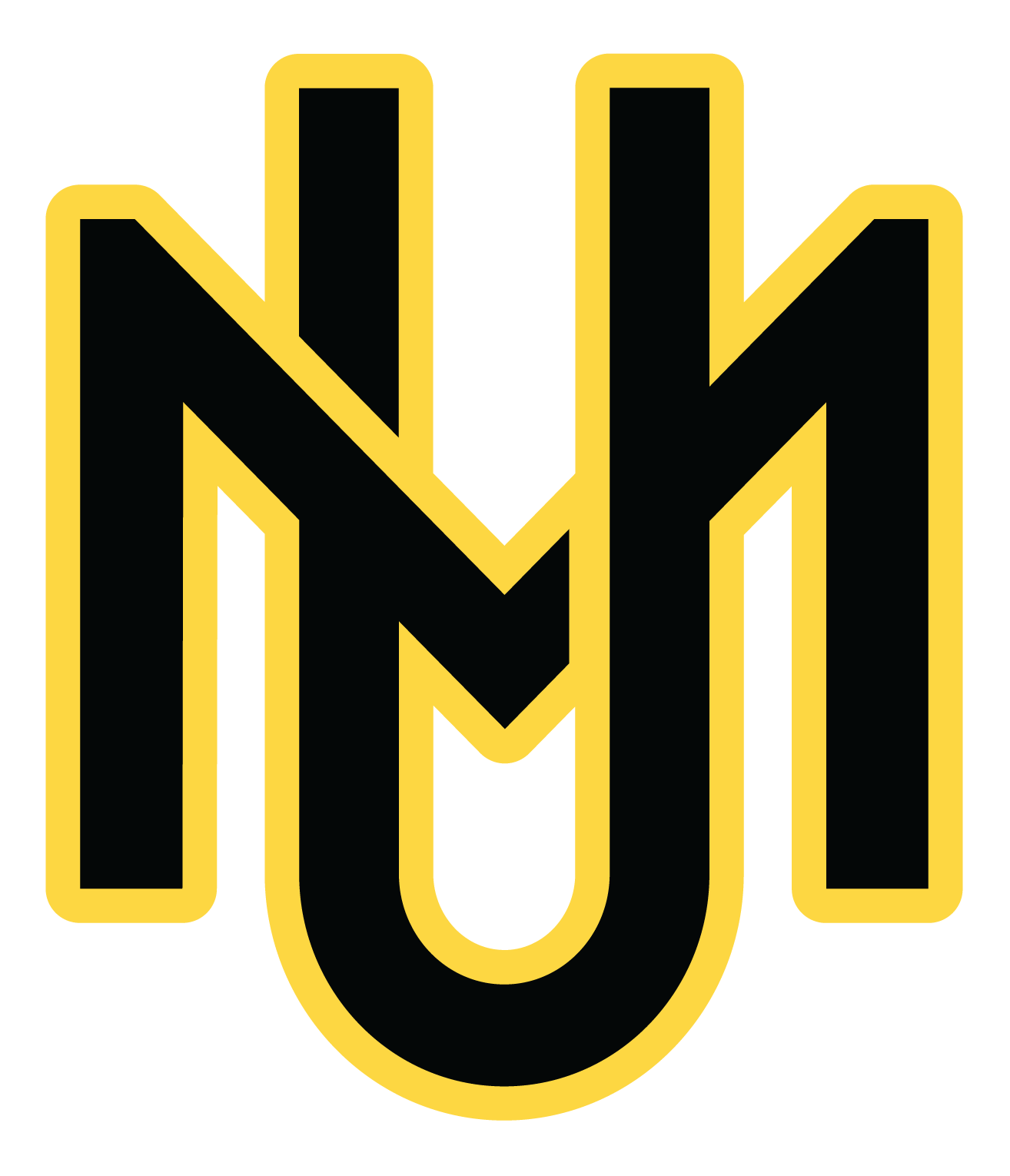 Minneapolis United Tag Logo - Black/Gold