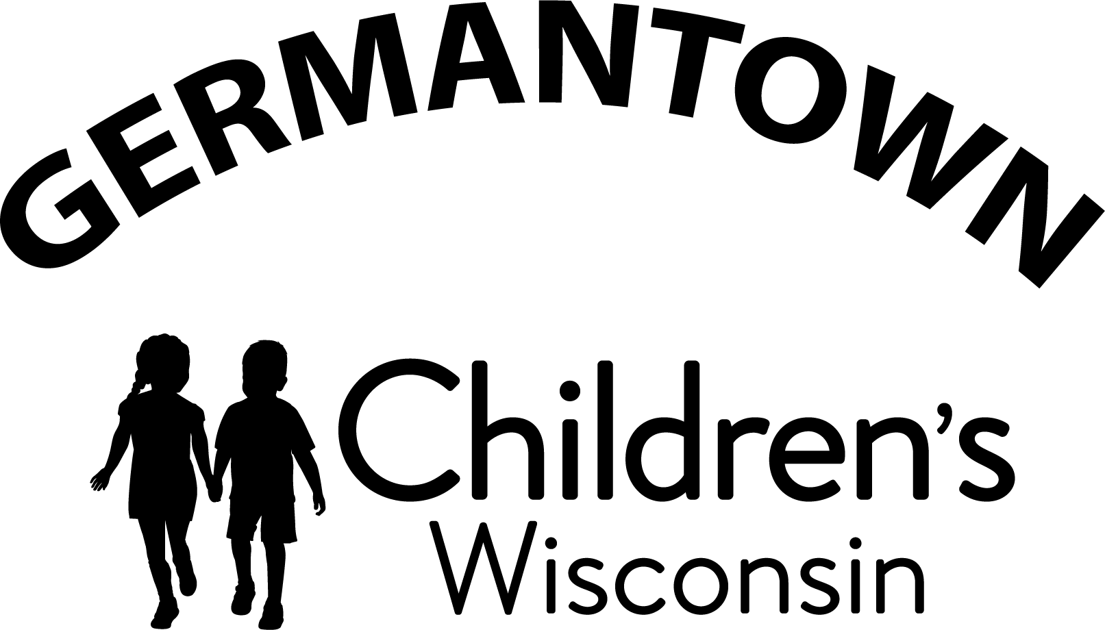 North Shore Germantown Childrens Back Text - Black